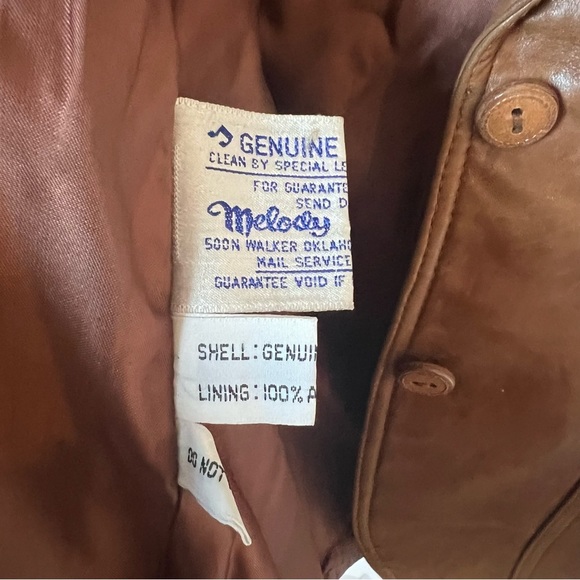 Vintage Size 8 Genuine Leather Golden Collection by Pioneer Wear - Picture 6 of 16